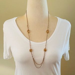 Long layered necklace